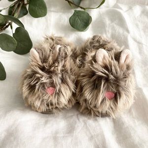 Fuzzy Bunny Slippers